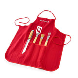 4pc BBQ Tool Set + Apron