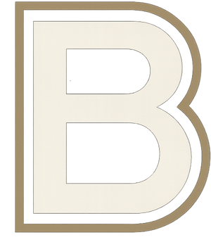 b logo