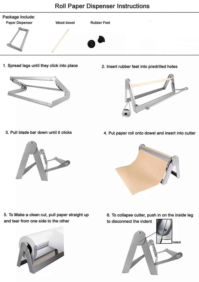 Heavy-Duty Dispenser for 30" Butchers Paper