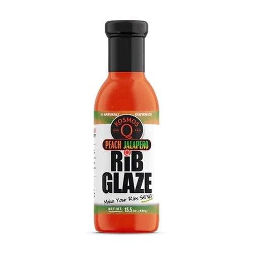 Peach Jalapeno Rib Glaze 439g Kosmo's Q