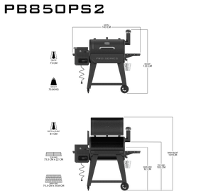 Pit Boss Pro Series 2 850 WiFi Pellet Grill