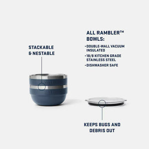 Yeti Rambler Small Bowl Navy 1QT
