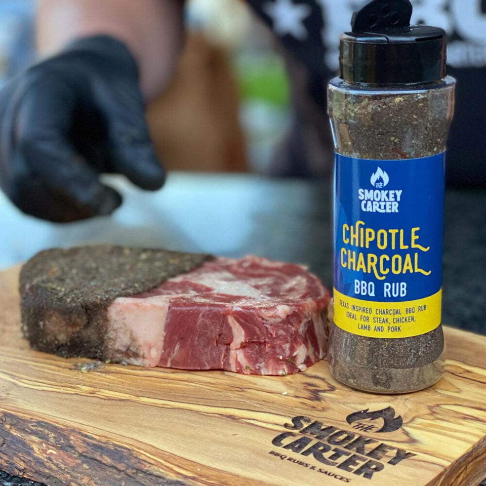 The Smokey Carter Chipotle Charcoal BBQ Spice Rub 100g